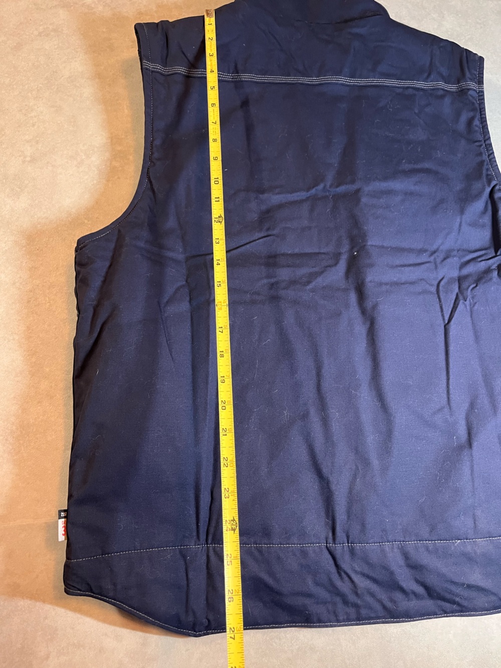 Carhartt Fire-Resistant Quick Duck Insulated Vest Men's, Like New. LARGE - Picture 7 of 13